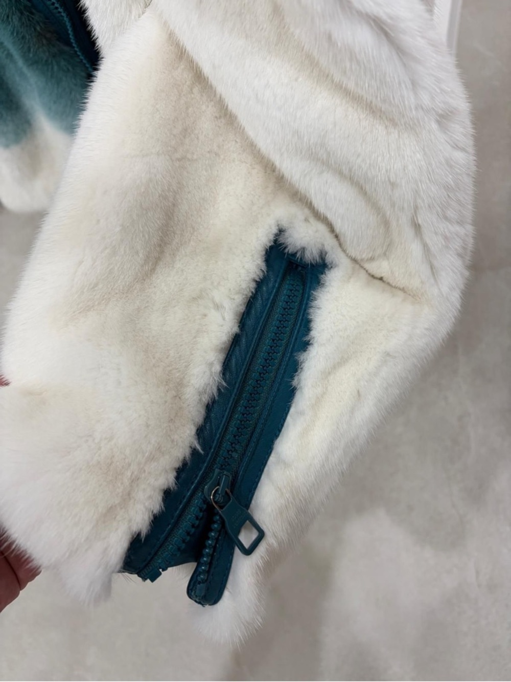 Louis Vuitton Spray Mink Bomber Jacket - Picture 7 of 12